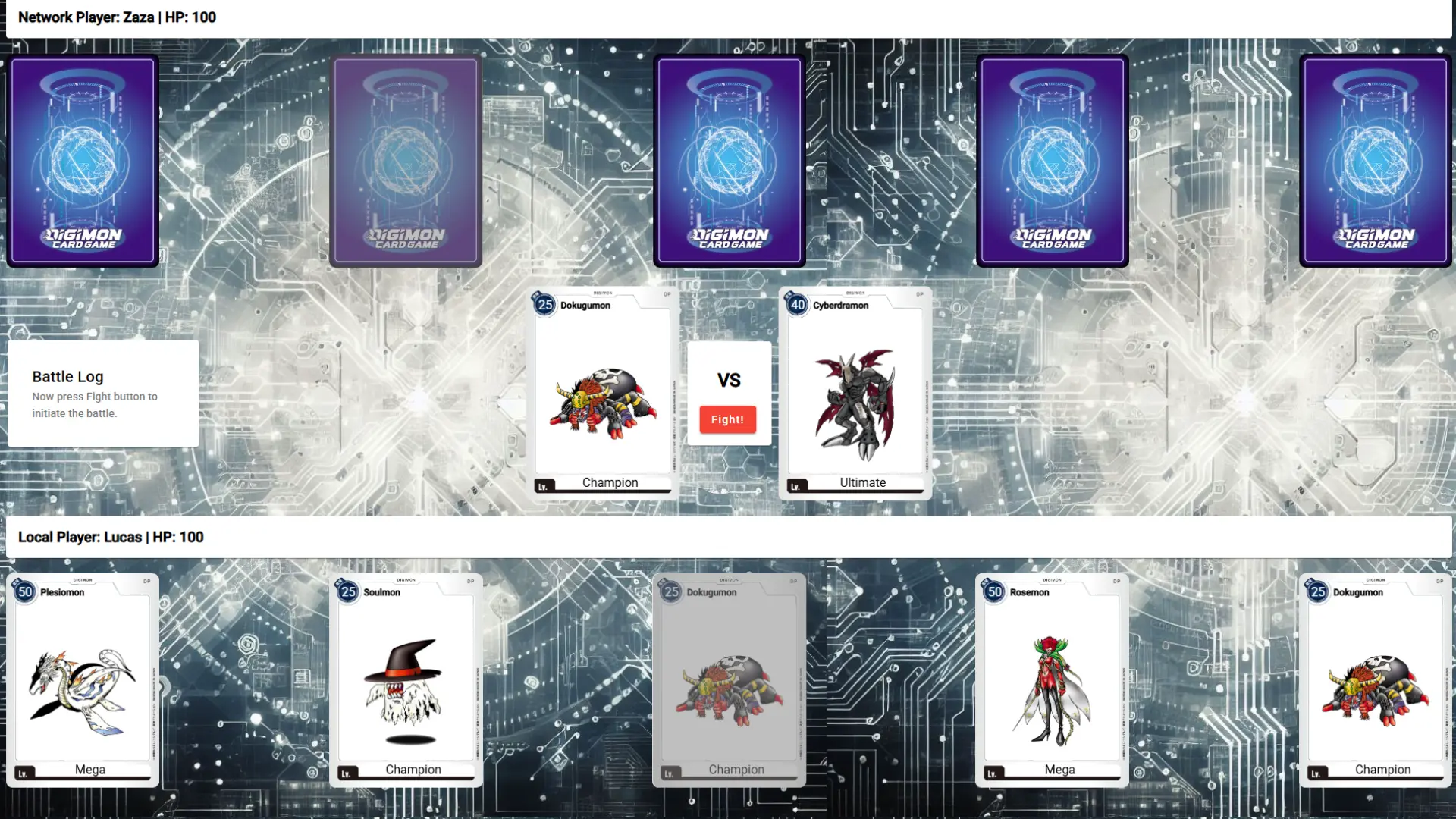 Jogo de Cartas Digimon